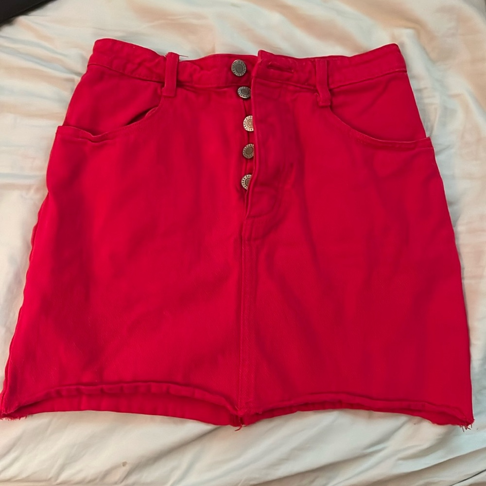 Red skirt brandy